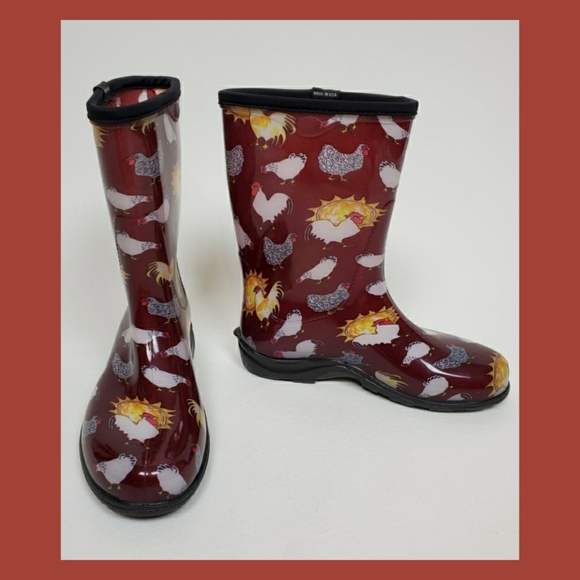 Sloggers Shoes - Rooster rainboots!